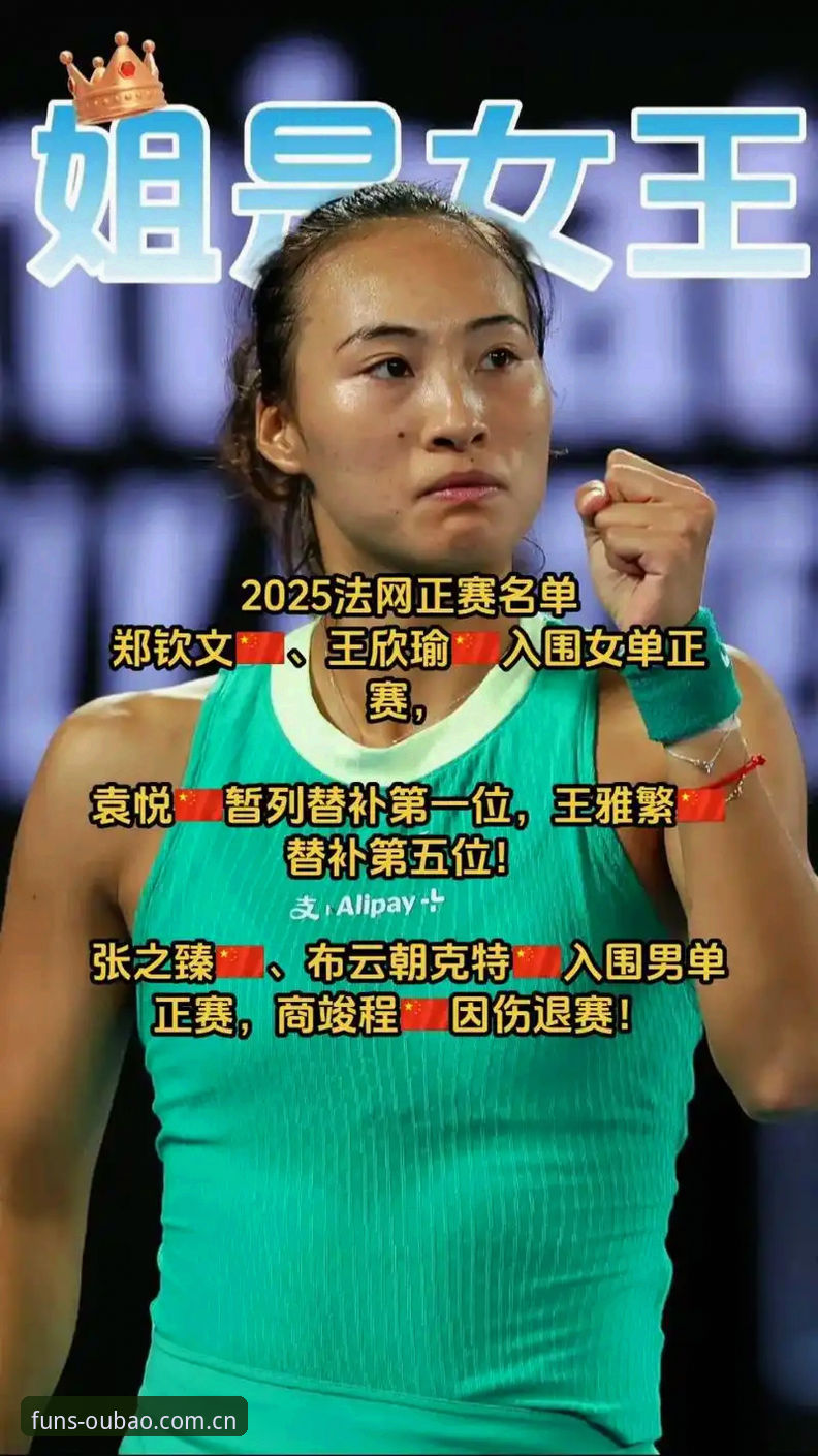 欧宝娱乐下载安装 法网女单抽签深度解析:郑钦文保分压力与王欣瑜种子突围